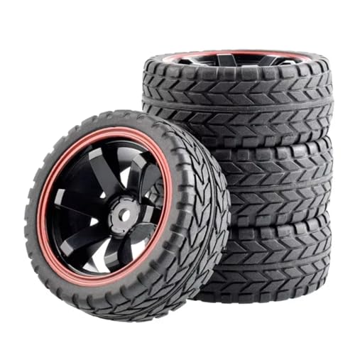 For HSP For Tamiya For HPI For Kyosho For Sakura 94122 94123 D3 D4 CS For Tt02 9068 4pc 1/10 �^�C�� 26*64MM ABS�z�C�[������ �S���^�C�� RC�J�[ RC