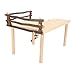 Yosoo Health Gear Hamster Wooden Hamster Climbing Playground Toys, Two Tier Hamster Climb with Climbing Ladder for Eating Playing Resting, 11.8x8.3x8.3in Hamster