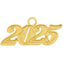 Newrara 2025 Graduation Year Charm, Gold Signet Charm For Graduation Tassel