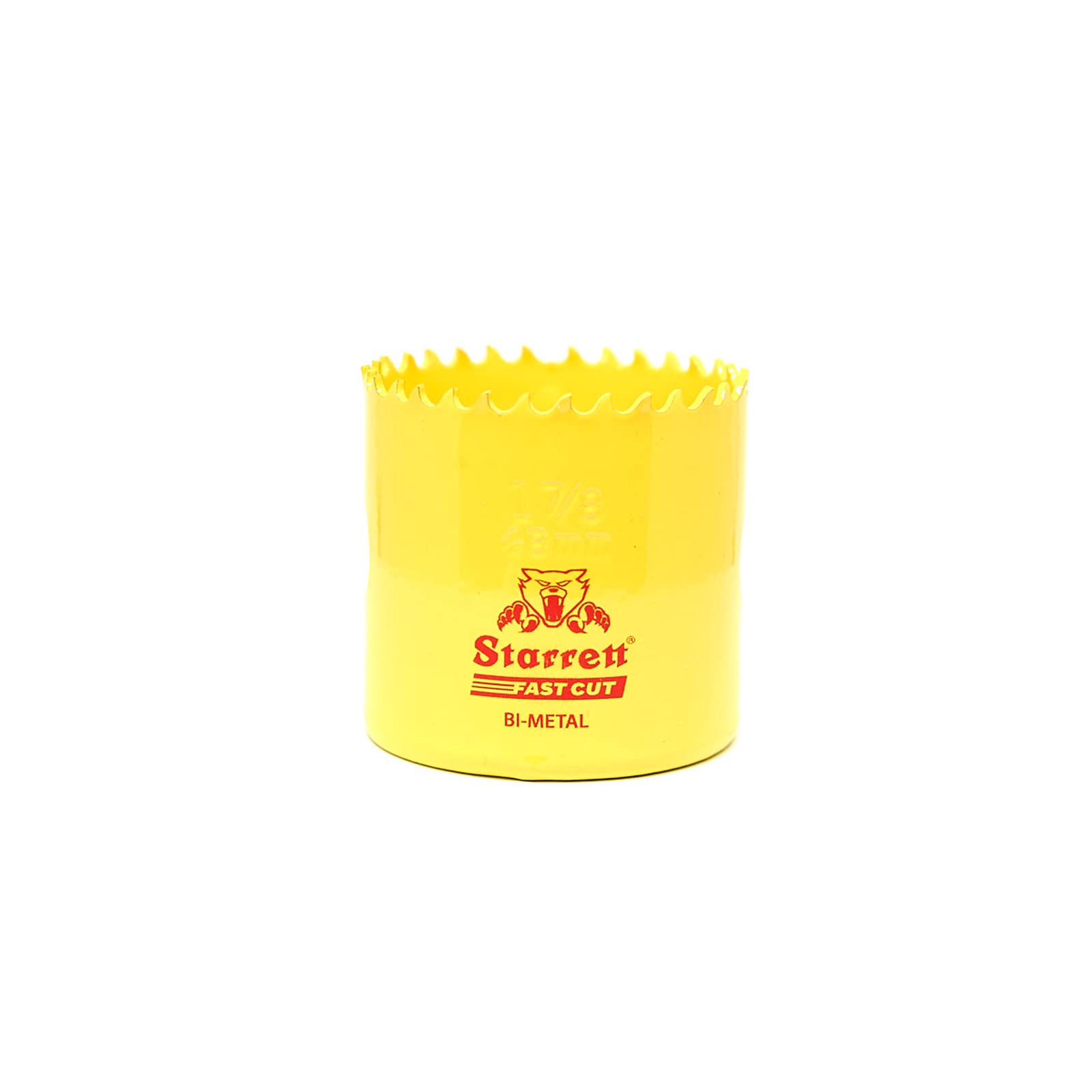 Starrett HSS Bi-Metal Fast Cut Hole Saw - 48mm - For Metal, Wood, Plastics