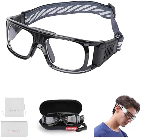 SooGree Sports Glasses - Racquetball Goggles Basketball Football Eye Protective