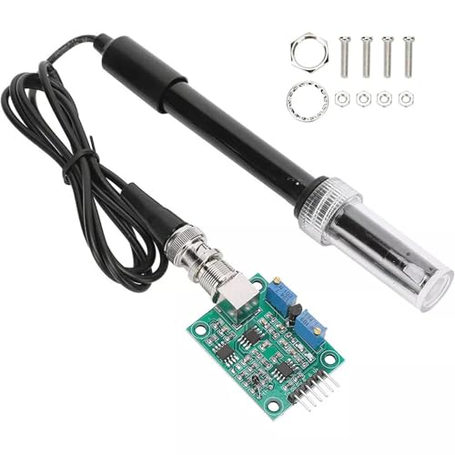 PH 0-14 �o�����[�Z���T�[���W���[�� + Arduino �p PH �d�Ƀv���[�u BNC