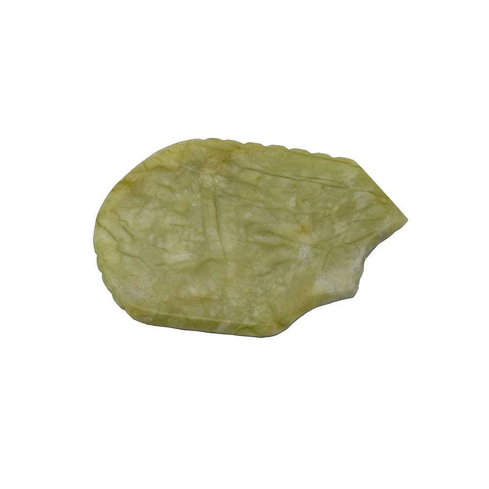 RODEREK Tabla de jade natural Xiuyan Gua Sha, herramienta de masaje Gua Sha, herramientas faciales Gua Sha para relajación muscular y aliviar las arrugas