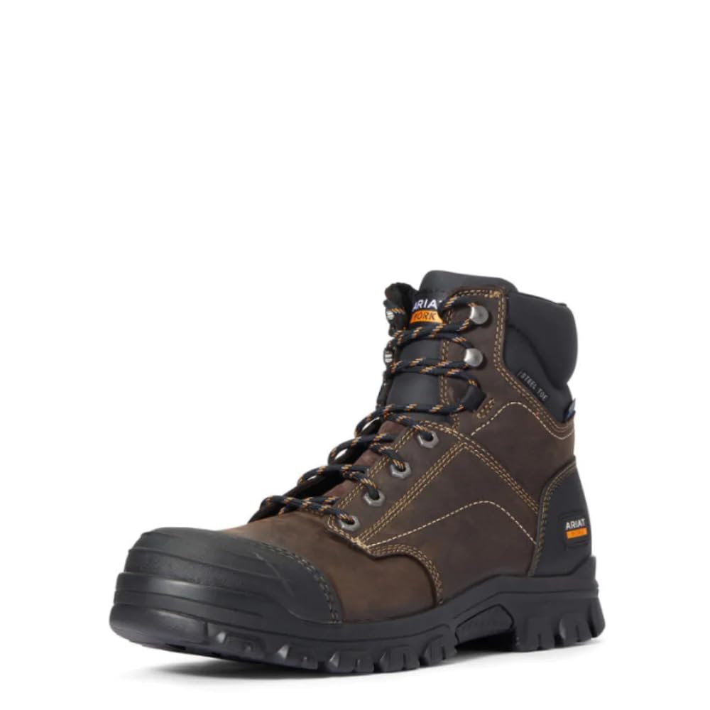 Ariat Treadfast 6-Inch Waterproof Steel Toe Work Boot