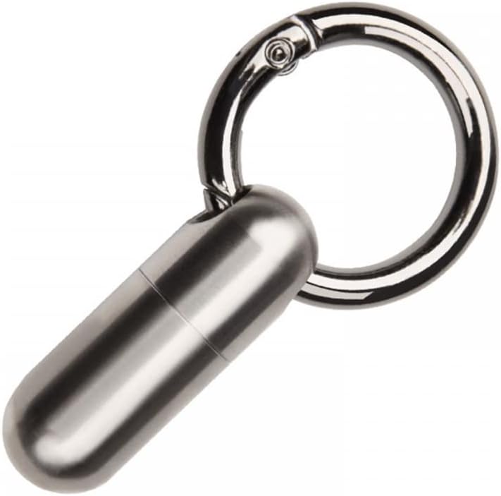 Micro Keychain Pill Holder, Waterproof Mini Titanium Pill Fob Holder