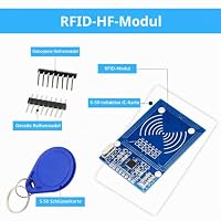 RFID-Kit für Arduino,RFID IC-Karten-Sensormodul mit Reader,Chip und Steckkarte, 13.56 MHz,SPI-Schnittstelle kompatibel mit Arduino(3 Stücke) – Ansicht 4