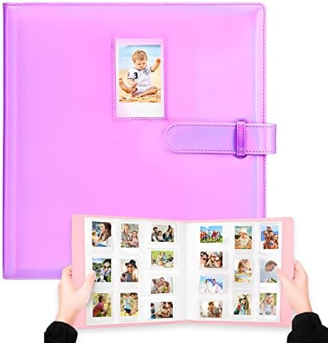 640 Pockets Photo Album for Fujifilm Instax Mini 11 90 70 9 8+ 8 LiPlay Instant Camera, For Polaroid Snap/PIC-300/Z2300/ SocialMatic Instant Cameras & Zip Instant Printer (Blue)