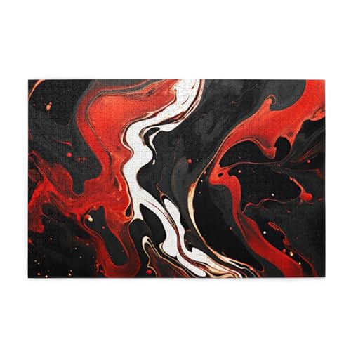 Puzzle 1000 pièces adultes en bois anti-reflet pour surmonter le stress quotidien