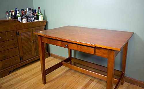 Alvin Van42 Vanguard Drawing Room Table, Table Top 28" X 42", Table Height 30", Tabletop Adjusts From Horizontal 0 To 45 Degrees, Drawer Inside Dimensions 21" X 11½" X 1 3/8", 2 Movable Dividers #TOP1