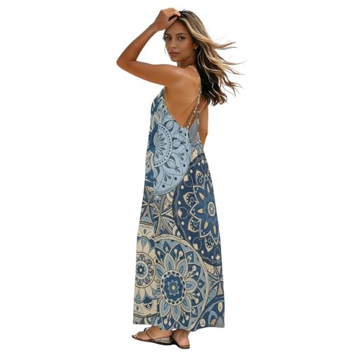Robe d'été pour femme fleurie et fluide avec un sublime dos nu ouvert