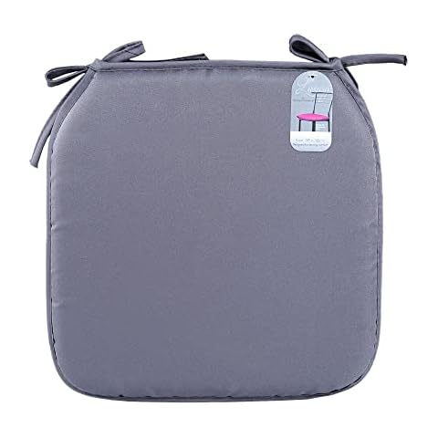 Slumber Nights Charcoal Dining Chair Cushions Cover