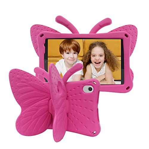 Coque antichoc TCL Tab 8 LE 9137W en mousse EVA légère motif papillon