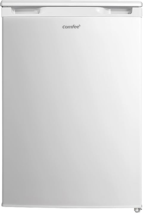 COMFEE' RCU83WH3EU(E) Congelatore Verticale 88L, Silenzioso, Bianco | Monoporta, Temperatura Regolabile, Porta Reversibile, Libera Installazione, Funzionamento Silenzioso, Design Compatto