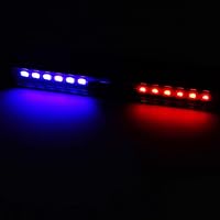 Vista 4 de Aolyty Luces solares para exteriores, 3 modos de iluminación, luces estroboscópicas solares IP65, impermeables, luces de advertencia solares