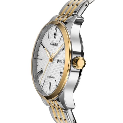 Citizen Stainless Steel Analog White Dial Men Watch-Nh8354-58A, Multi-Color Band - Image 4
