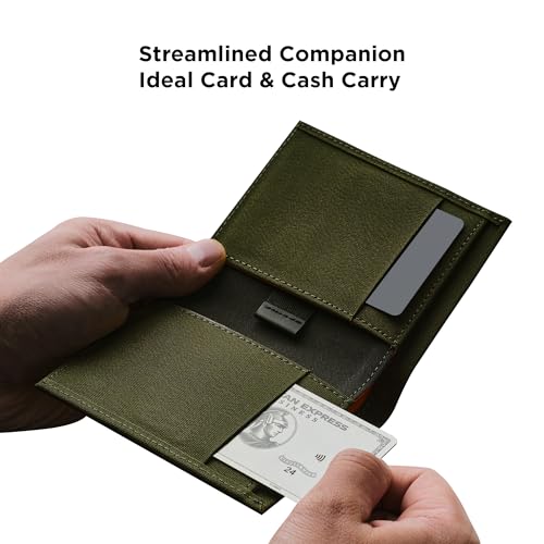 Image of ALPAKA Ark Bifold Wallet RFID Blocking Mens Wallet | Minimalist Front Pocket Wallet for Men Daily Use, Magnetic Closure, Holds 8-12 Cards Plus Cash, Axoflux 300D