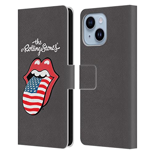 Étui portefeuille iPhone 14 Plus Rolling Stones pour éviter rayures et chocs