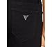 GUESS Women's Power Skinny Jean Black, Silicone Rinse, 29 Regular