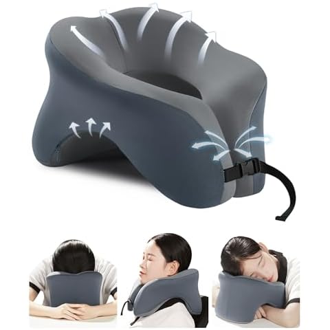TRMFUSA 2-in-1 Travel Pillow Cover