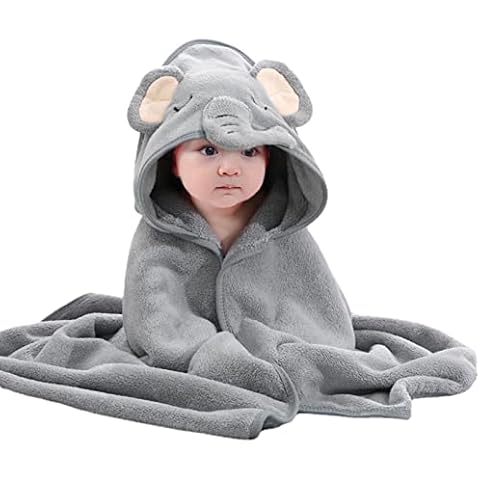 Baogao Baby Blanket Bath Towel - Bear Ears Baby Bath Towel Hooded Ultra Soft Towel,Highly Absorbent Baby Towels for Infant And Toddlers Suitable As Baby Gifts Cover