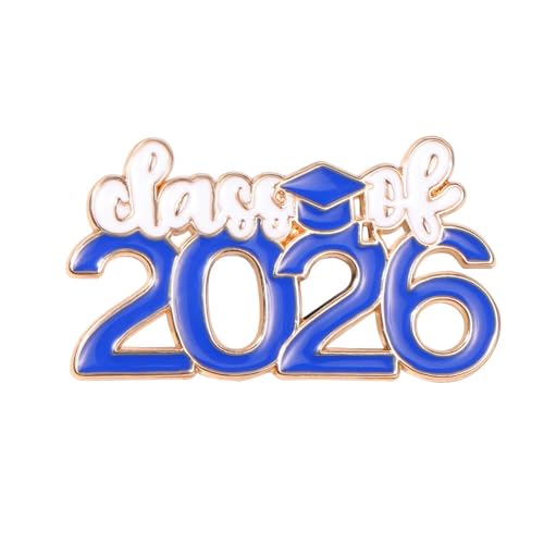 Image of Graduation Enamel Lapel Pins Class of 2026 Graduation Caps Brooches Gifts Souvenir Emblem Badges Diploma Brooche for High College Teacher School Vacation Accessories
