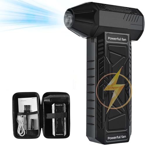 Laidysoul Compressed Air Duster PC Cleaner, 150000RPM Air Blower for PC Cleaning, Electric air Dusters, Cordless Rechargeable Reusable Compressed Air Blaster for Laptop Computers Keyboard.