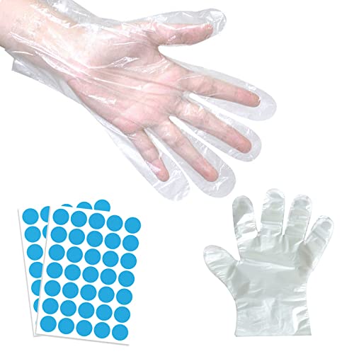 Xerteam 100pcs Wax Paraffin Bath For Hands, Paraffin Bath Gloves Can Be Used For Hand Pedicure Hot Spa Wax Treatment, Heated And Liners Film Plastic Mitts Disposable Baths Cover
