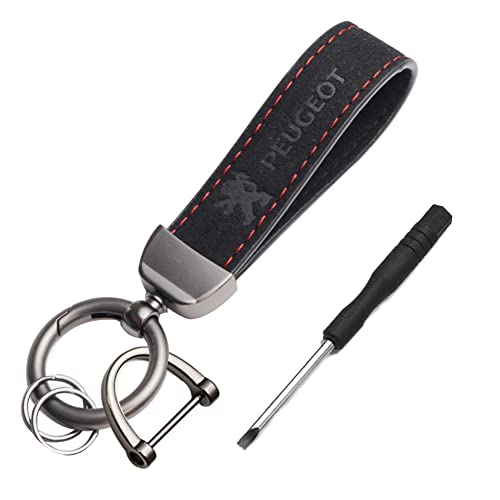 BIGROUP Llavero de cuero genuino para coche de terciopelo llavero accesorios de metal gancho para hombres y mujeres, Kp-eugot, Talla única Cover