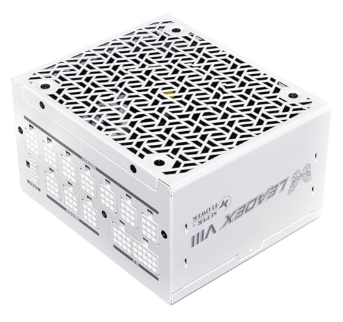 Image of Super Flower Leadex VIII Platinum PRO 1200W ATX 3.1&PCIe 5.1(Native 12V-2x6 Cable), Cybenetics Platinum, Smallest 125mm ATX PSU, Patent Super Connector, Full Modular, White, SF-1200F14SP (WH)