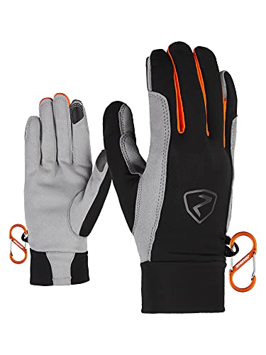 Ziener Gloves Gysmo Gants de Montagne pour Homme Taille Unique Orange/Noir (Black/New Orange) Cover