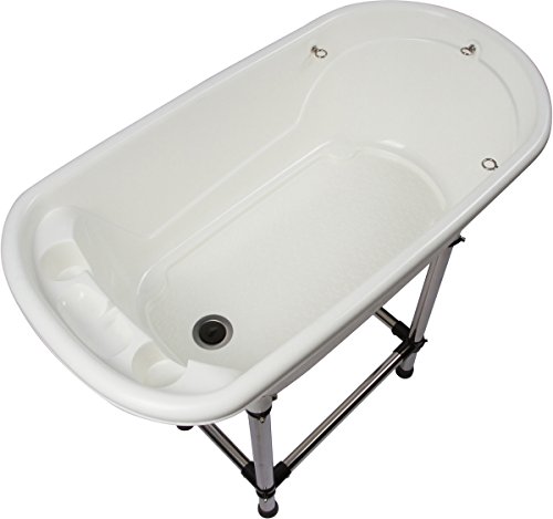 Flying-Pig-Pet-Dog-Cat-Portable-Bath-Tub-White-375x195x355 Flying Pig Pet Dog Cat Portable Bath Tub White 375x195x355