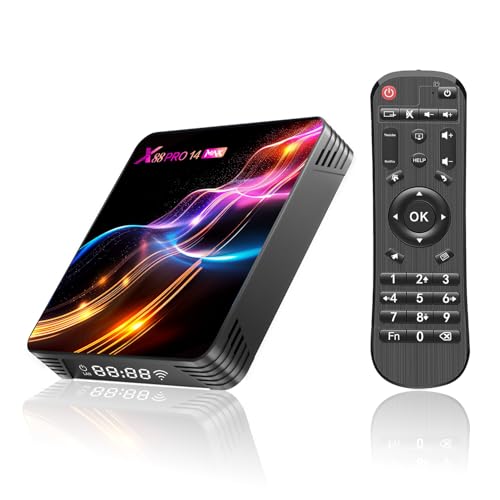 GREVA 8K TV Box Android 14.0 4GB RAM 32GB ROM Android...
