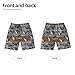 VAFZASC Boys Athletic Swim Trunks Fashion Beauty Mallard Ducks Hunting, Quick Dry Lightweight Board Shorts for Swimming Workout Running, 14-16