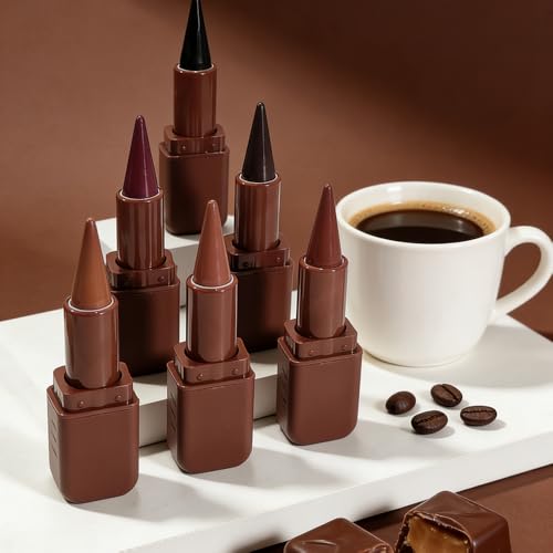 Image of BAISEN DIARY 2-in-1 Gradient Lip Liner and Lipstick Lip Combo Set - Achieve Flawless Contour and Gradual Ombre Effect with Easy-to-Use Crayon Form and Cone Tip (04 Cinnamon Latte, 1)