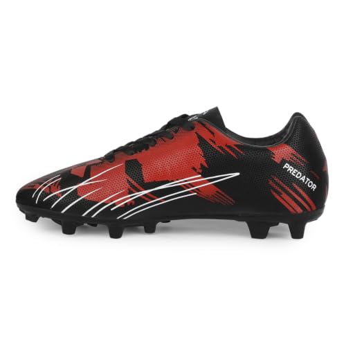 Image of Wavvy Football Shoes for Mens | Lightweight Synthetic Leather Upper, High Shear Strength TPU Sole | Football Studs for Adult, Men & Boys | Football Cleats | Football Sports Shoes