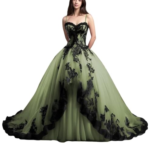 Mauuwy 2024 Black Embroidered Applique Charro Sage Tulle Quincean...