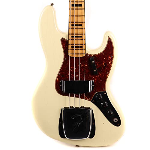 Fender Custom Shop 1968 Jazz Bass Journeyman Relic - Aged Vintage White