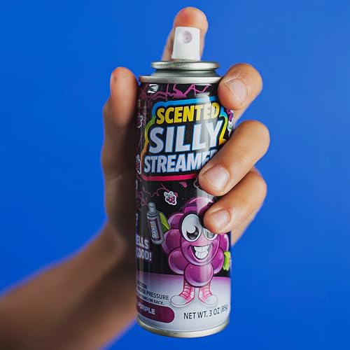 Scentos® Scented Silly Streamers 12-Pack 3-Ounce Cans Party String - Thumbnail 7