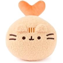 GUND Pusheen Bento Shrimp Tempura Plush, Squishy Toy, Collectible Plush Toy, Food Plushies, Stuffed Animal for Ages 8 and Up, Orange, 6