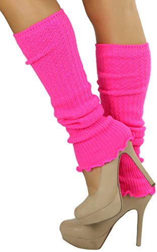 Image of ToBeInStyle Women's Ribbed Acrylic Footless Leg Warmers