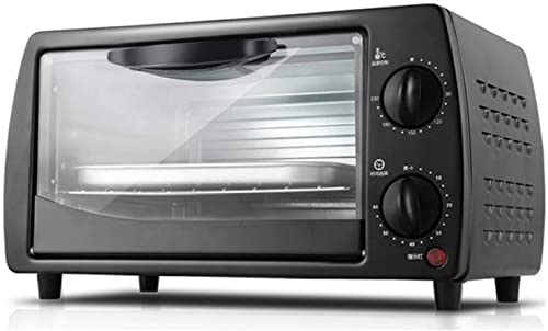 RKYRRKI Horno Horno Individual eléctrico Incorporado - Horno halógeno de convección Premium de Acero Inoxidable Cocina para Asar y recalentar con Bandeja de Aluminio para Hornear Útil