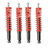 ICONSPORTSS 2 Pack Shock Suspension, 350mm/13.8in Front Shock Absorber Fit for Dune Buggy Quad Dirt Bike ATV Go Kart 70cc 110cc 125cc 150cc