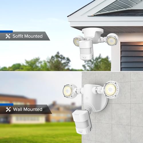 Image of SANSI 15W 2000LM Motion Sensor Outdoor Lights, IP65 5000K (White)