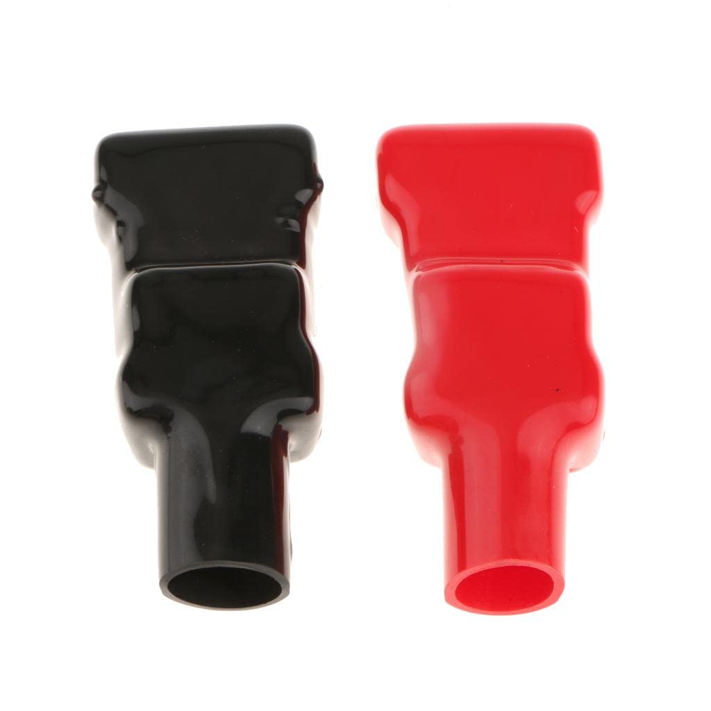 ATORSE® Pair Soft Plastic Battery Terminal Insulation Protector Cover Boot-image-33