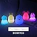 Imagen de BONNYCO Luz Nocturna Infantil Ratoncito con Control Remoto y Táctil 16 Colores Lampara Infantil Bebe con Temporizador