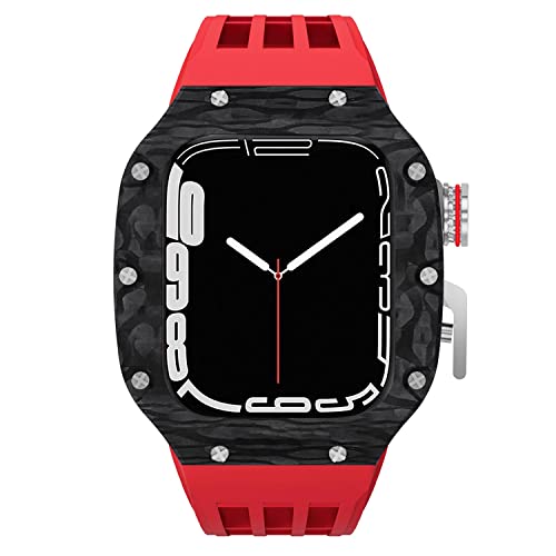 Kit carbone Apple Watch 45mm SCHIK boîtier composite rigide teinte agate - 2