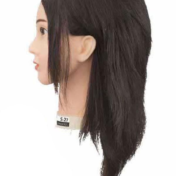 Amazon.co.jp: 国家試験練習用ウイッグ S-27 (メイク有りタイプ・人毛