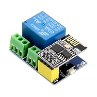 Für ESP8266 Relais AYWHP ESP-01 WLAN-Relaismodul 5-12 V für ESP8266 Drahtloses Transceiver-Modul für IoT Smart Home, kompatibel mit Arduino und Raspberry Pi