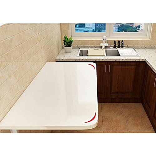 Table pliante murale peu encombrante avec support rabattable - 3