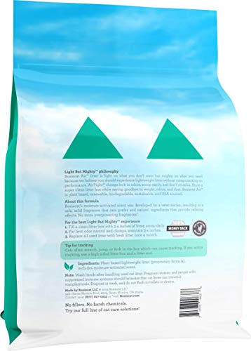 Boxie® Gently Scented 30 Day Natural Odor Control Cat Litter, 11.5lb Lightweight Plant Based Kitty Litter - Thumbnail 2